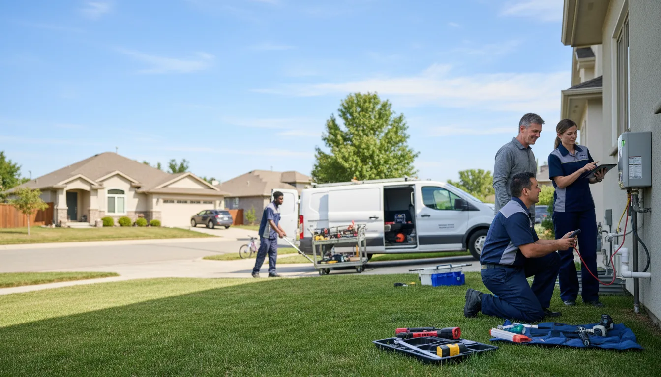 Tankless water heater service in Saukville, WI